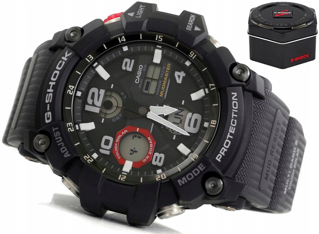 ZEGAREK MÄSKI CASIO G-SHOCK GWG-100 MUDMASTER BOX - 7907359010 - oficjalne archiwum Allegro