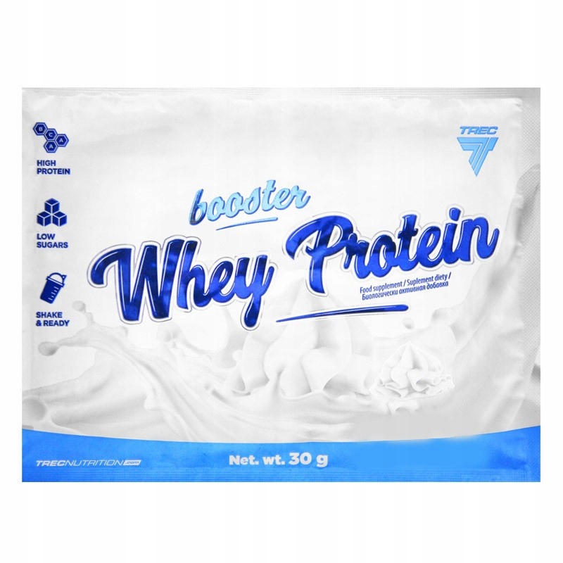 TREC BOOSTER WHEY PROTEIN 30G MASA MIĘŚNIOWA SIŁA