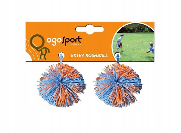 OgoSport Ogo kulki 2 sztuki pomarańczowo niebieski