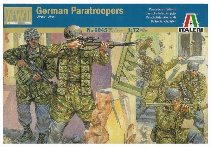 Italeri 6045 German Paratroopers
