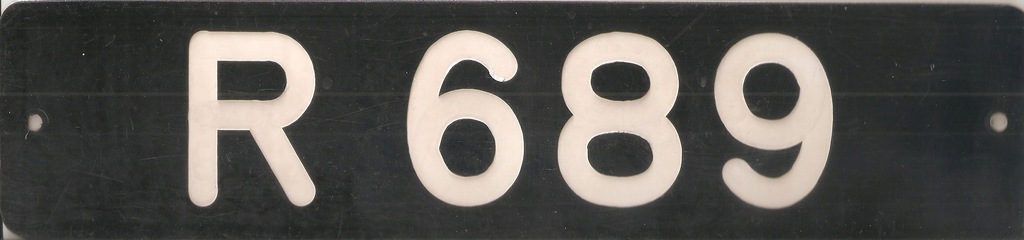 R 689 - TABLICZKA INFORMACYJNA.