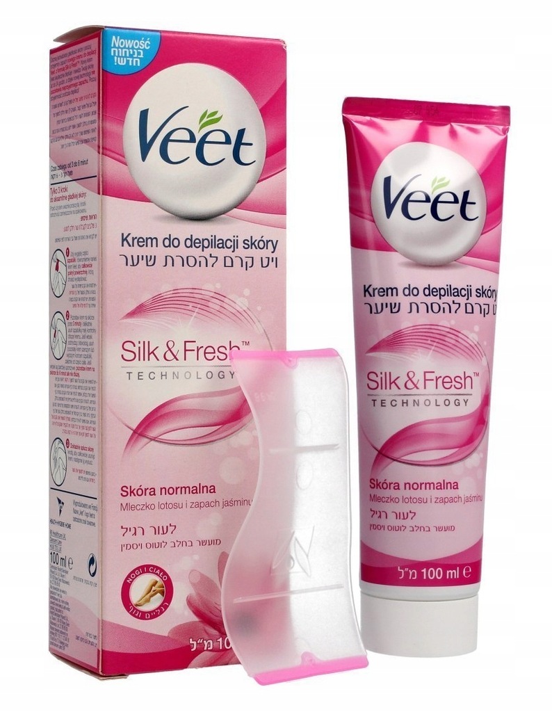 Veet Krem do depilacji skóry Silk & Fresh - sk