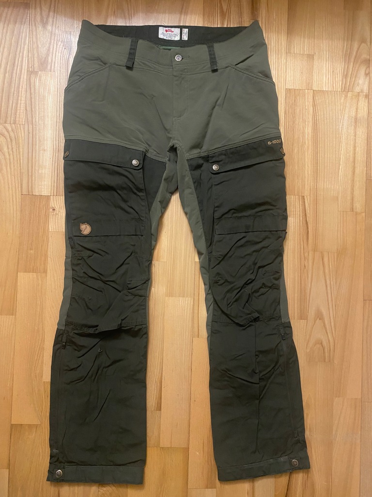 FJALLRAVEN KEB TROUSERS WOMEM 44/88-92 khaki strecz G1000