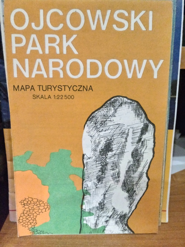 Ojcowski Park Narodowy mapa turystyczna / b