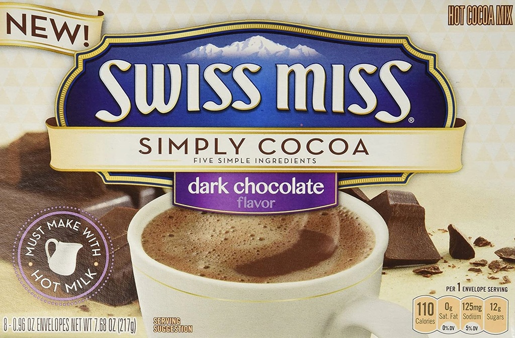 Kakao Swiss Miss Simply Cocoa Dark Chocolate 217g