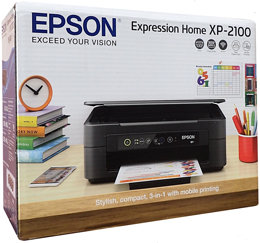 Купить Устройство Epson XP-2100 — Принтер 3 в 1 — Wi-Fi: отзывы, фото, характеристики в интерне-магазине Aredi.ru