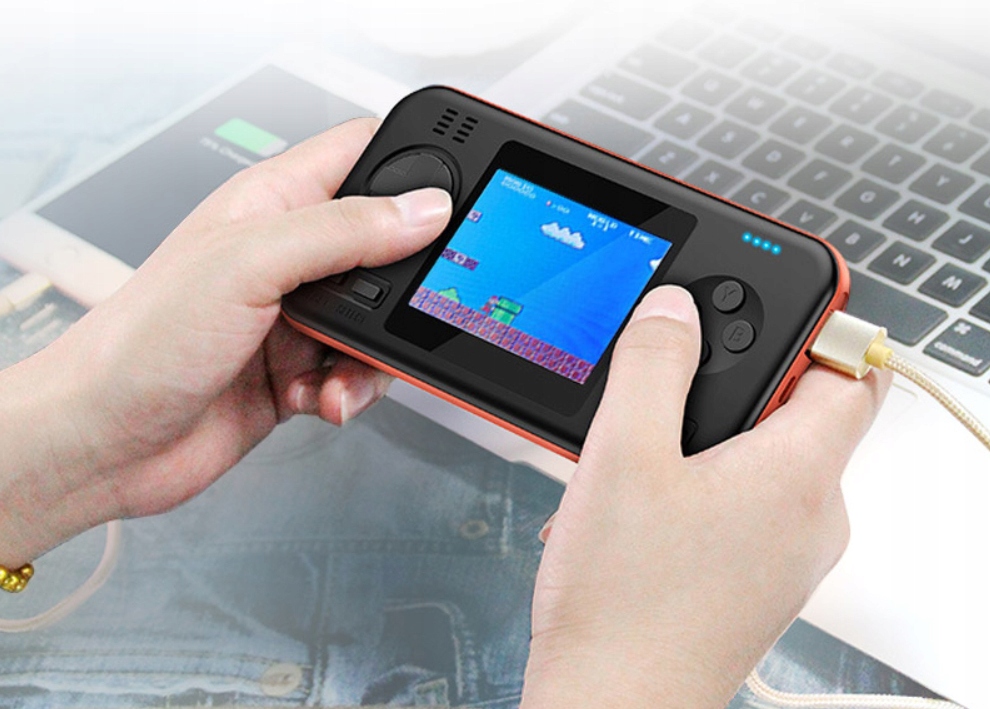 Купить Портативная игровая консоль 2-в-1 и аккумулятор POWERBANK 8000 ...