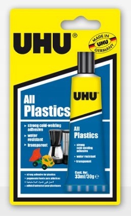 Klej UHU do plastików All Plastics 30g/33ml bliste