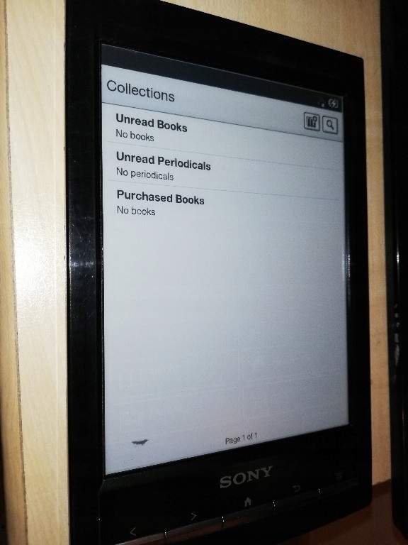 Czytnik ebook Sony PRS-T1