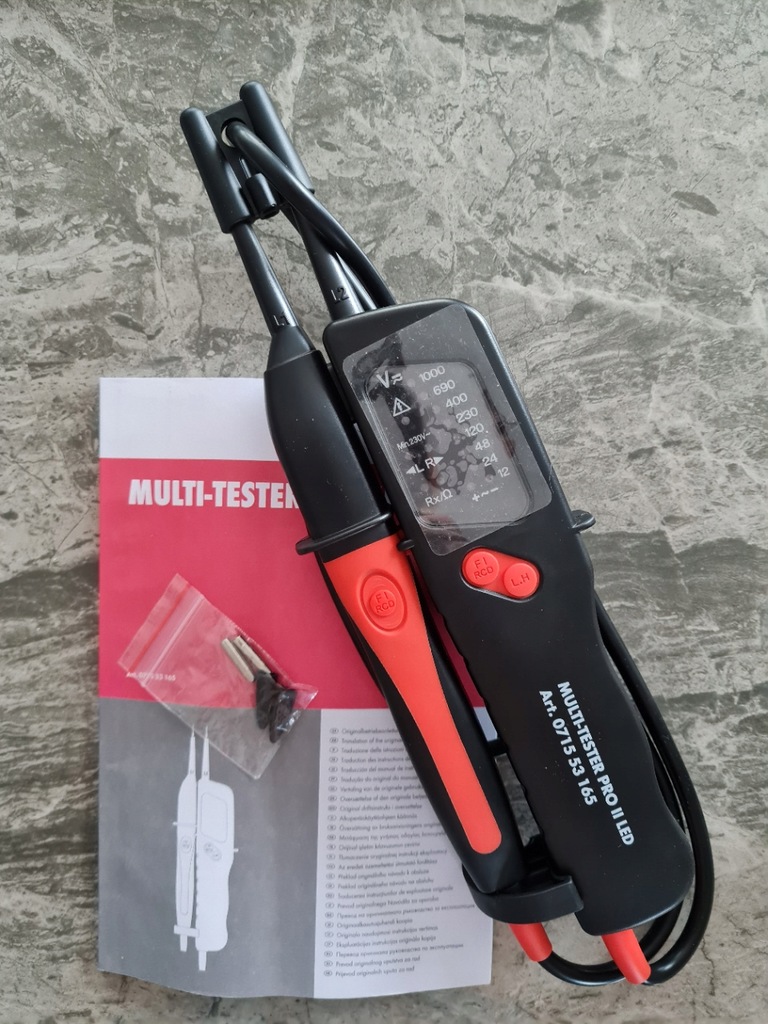 Wurth Multitester PRO II LED miernik napięcia nowy 11746638518