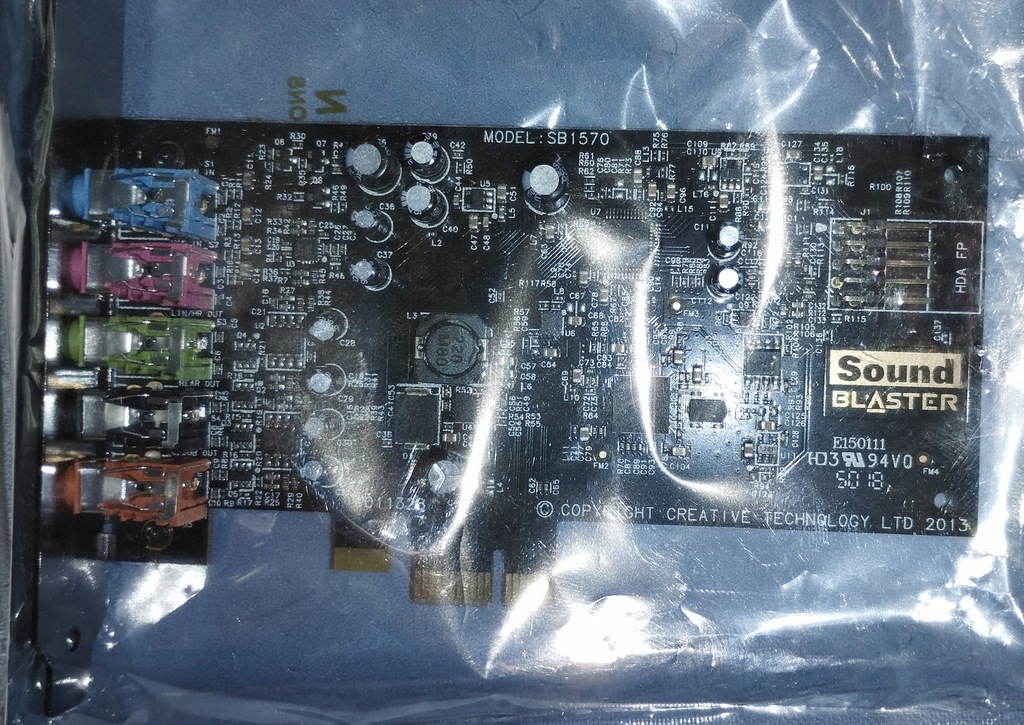 CREATIVE Karta dźwiękowa Sound Blaster Audigy Fx 5.1 PCIe SB1570