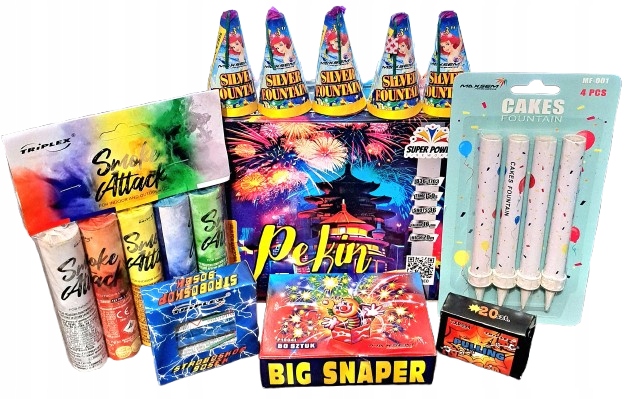 Gotowy Zestaw 7 Elementowy Na Każdą Okazję, Dużo Zabawy Różne Efekty Mix