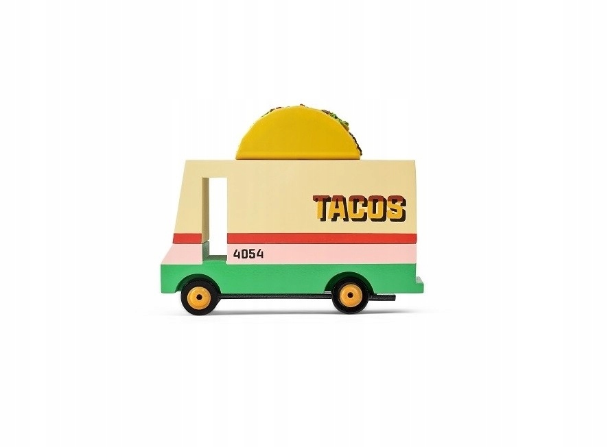 Candylab Samochód Drewniany Taco Van
