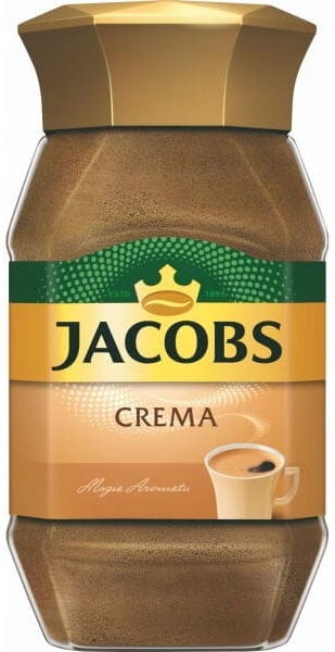 Kawa rozpuszczalna Jacobs Crema 200 g AKSAMITNA