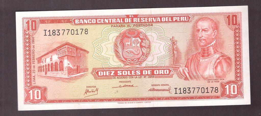 Peru - banknot - 10 Sol