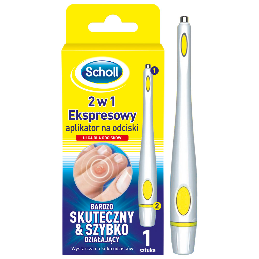 SCHOLL 2 w 1 Ekspresowy aplikator na odciski stóp