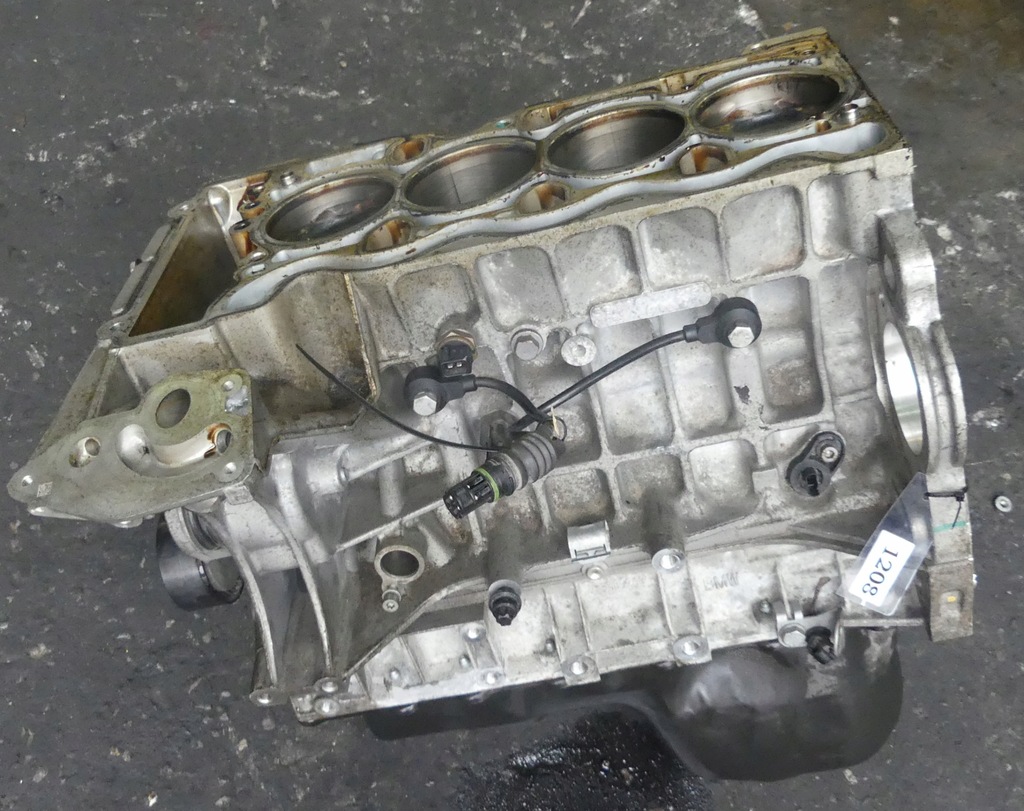 SILNIK dół blok tłoki wał 2.0 bmw e90 e91 n43b20 9086918782