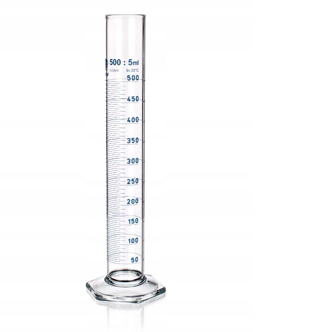 Menzurka szklana cylinder miarowy 500ml / 0,5L