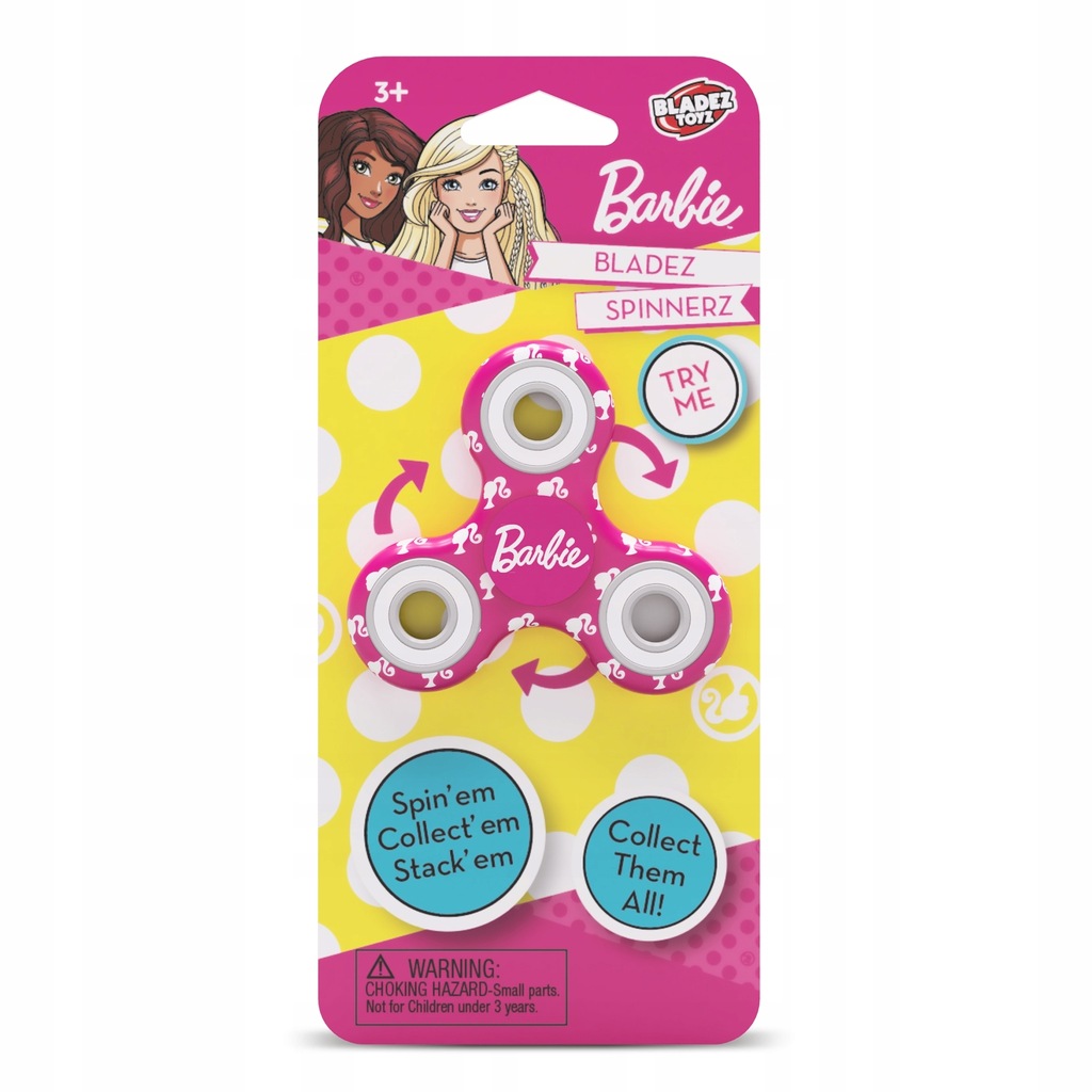 Barbie Hand Fidget Spinner - zabawka zręcznościowa