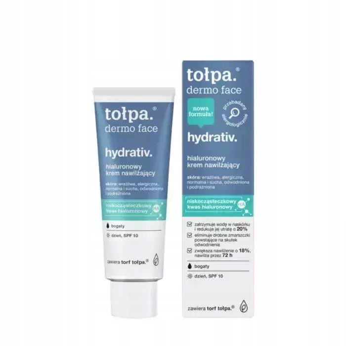 tołpa. Nawilżający krem łagodzący SPF 10 40 ml