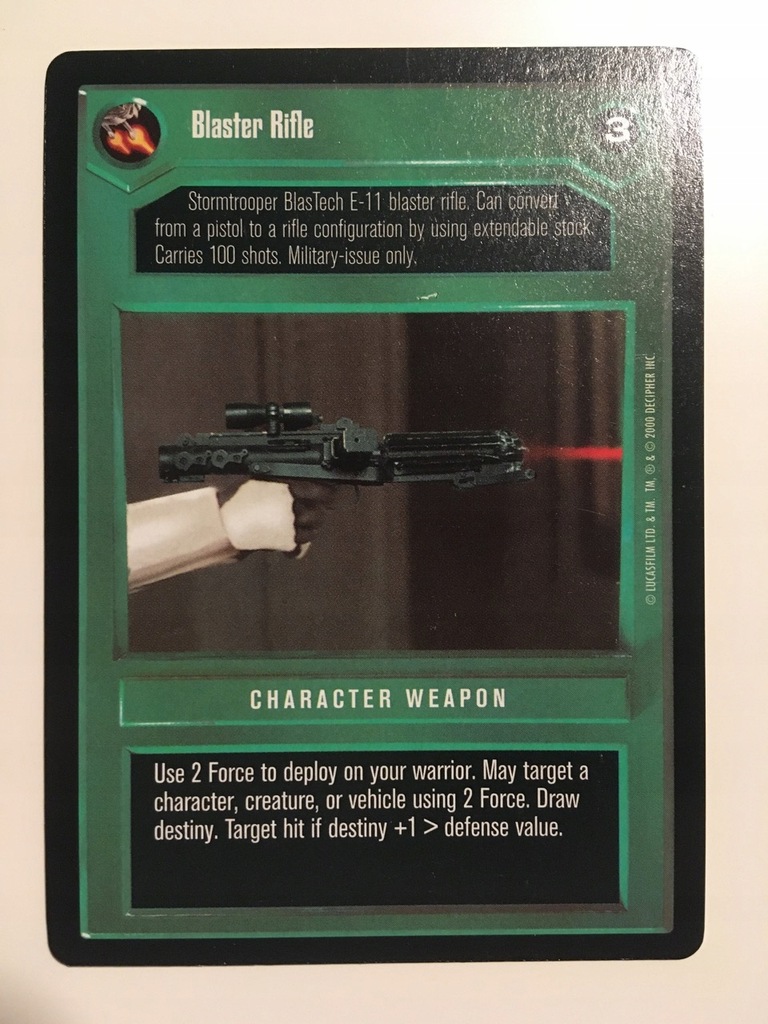 SW CCG PRE blaster rifle (EX)