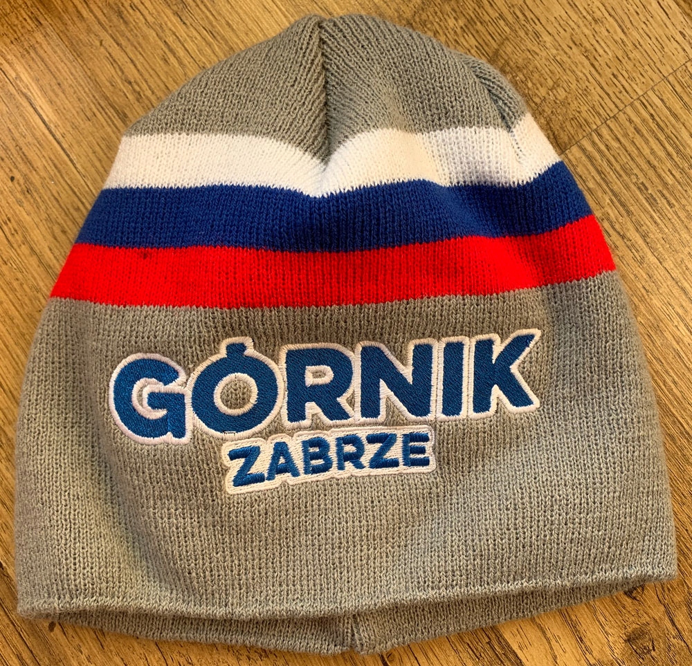 Górnik Zabrze czapka zimowa szara