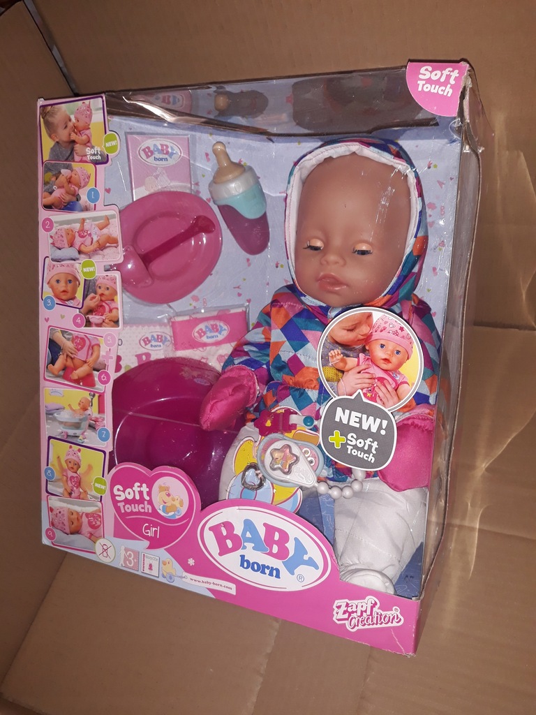 baby born soft touch wintertime doll