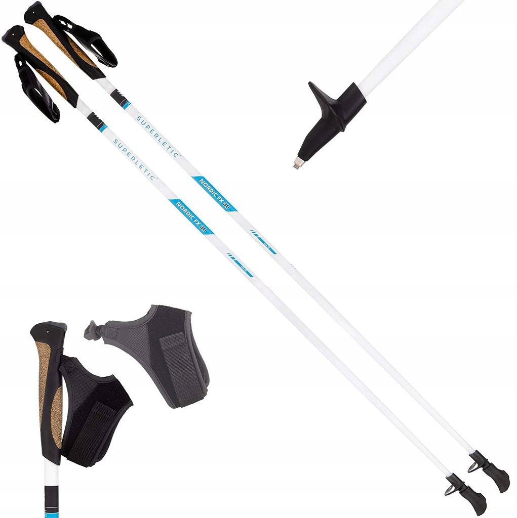 KIJKI DO NORDIC WALKING 125 cm SUPERLETIC