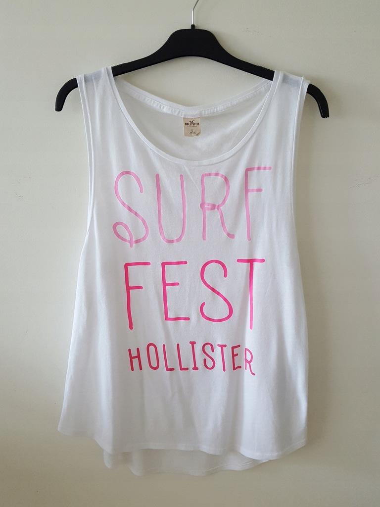 T-shirt damski Hollister r. L