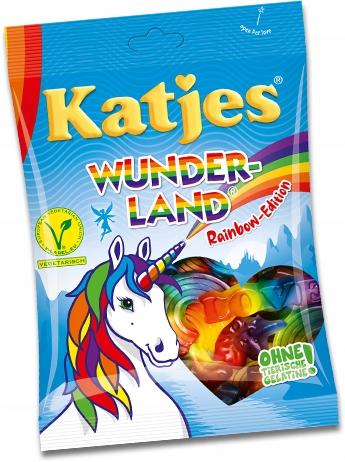 Katjes Wunder Land Rainbow żelki owocowe 200g