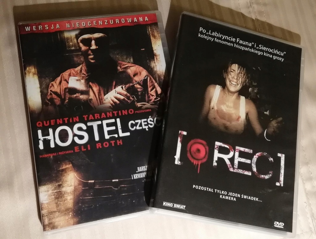 2 x DVD Film REC i Hostel 2 wersja nieocenzurowana