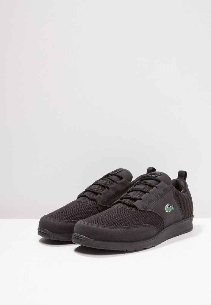 LACOSTE TRAMPKI MĘSKIE CZARNE SZNUROWANE 43 1BKE