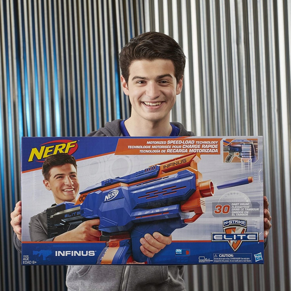 Купить АВТОМАТИЧЕСКАЯ ВИНТОВКА NERF N-STRIKE ELITE INFINUS E0438: отзывы, фото, характеристики в интерне-магазине Aredi.ru