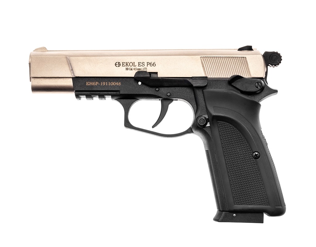 WIATRÓWKA PISTOLET EKOL ES P66 4,5 MM - SATIN