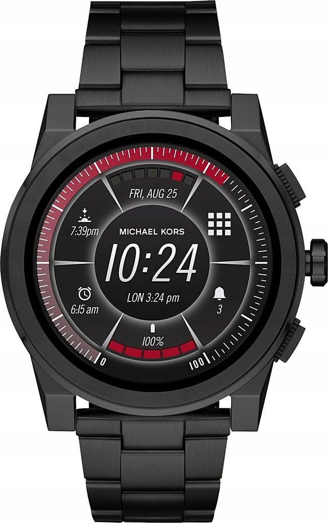 michael kors mkt5029 grayson smartwatch in black