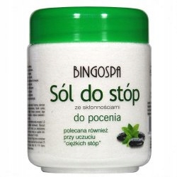 BINGOSPA Sól do stóp ze skłonnościami do pocenia 550g