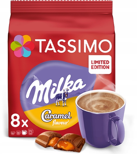 Kapsulki Tassimo Milka Caramel Hot Choco, 8 sztuk