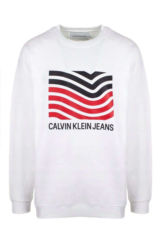 Calvin Klein Jeans Bluza Mężczyzna Biały XS