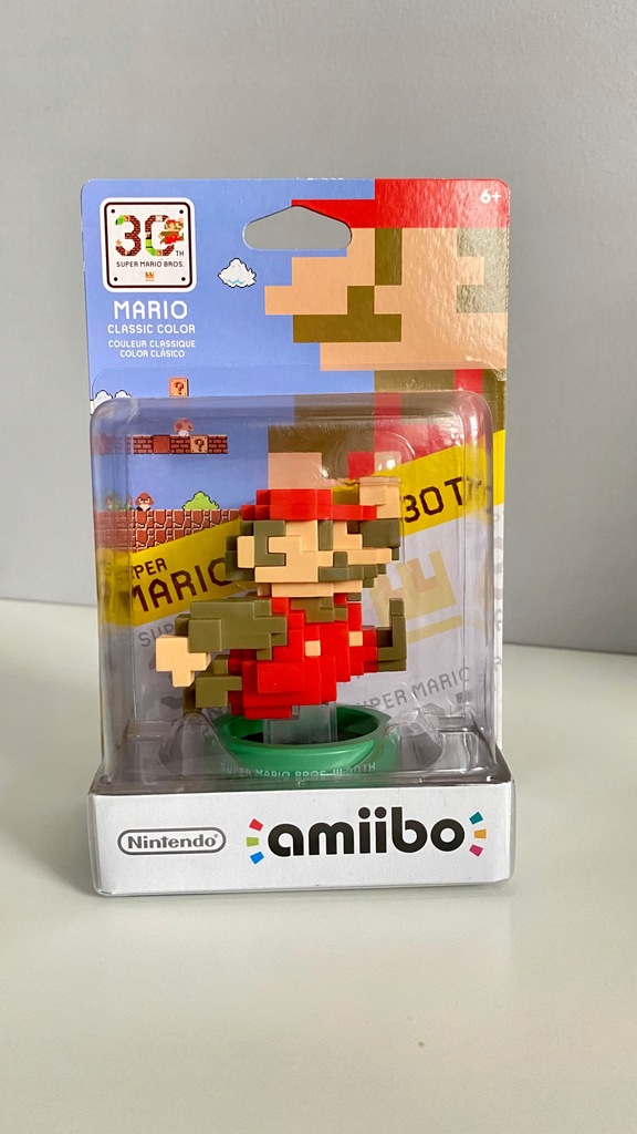 Amiibo 30th Anniversary Classic Colours Mario 8Bit