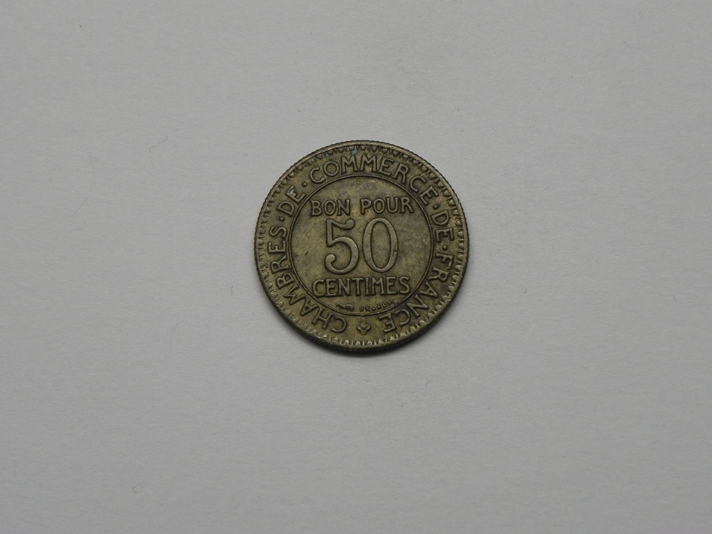 48749/ 50 CENTIMES 1923 FRANCJA