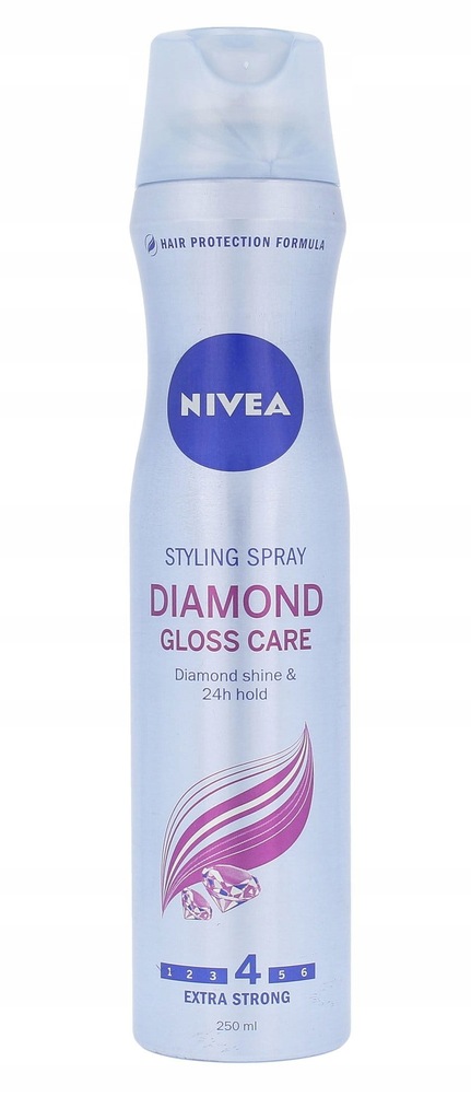 Nivea Diamond Gloss Care Lakier Do Włosów 250ml