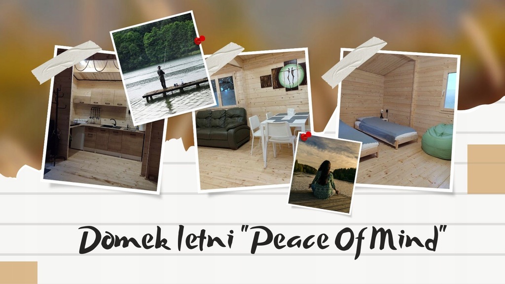 Noclegi Domek "Peace Of Mind" nad jeziorem w pom.