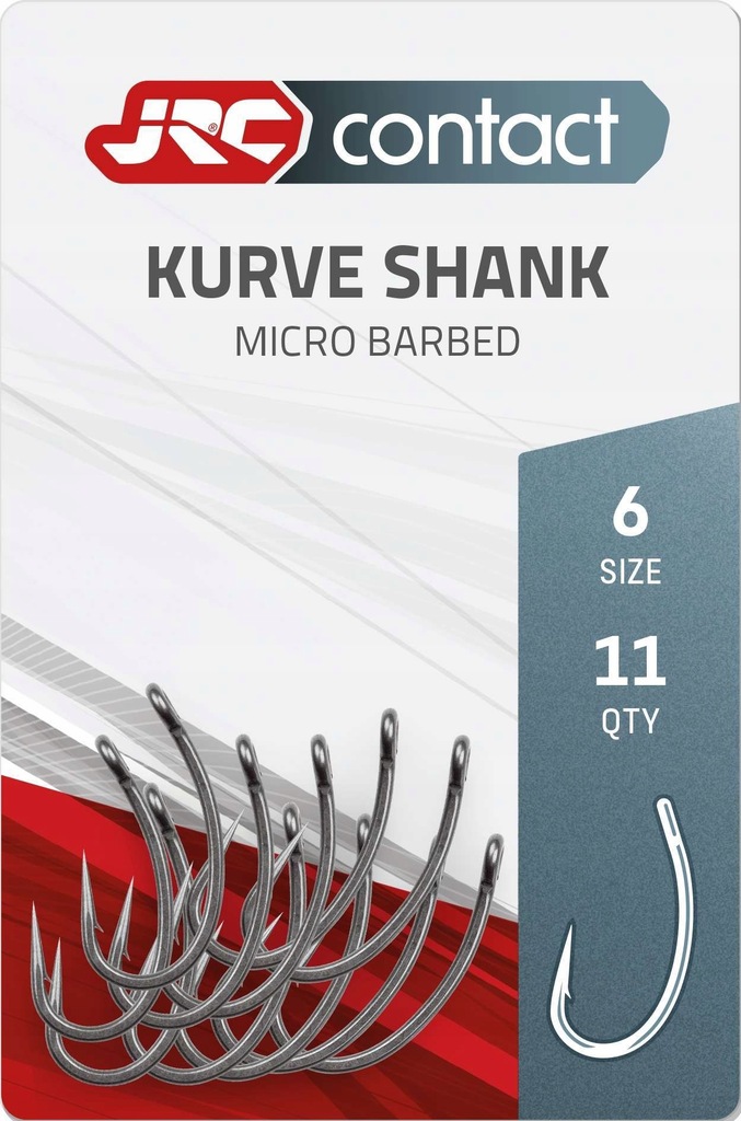 Haki JRC Contact Kurve Shank nr 6 11szt