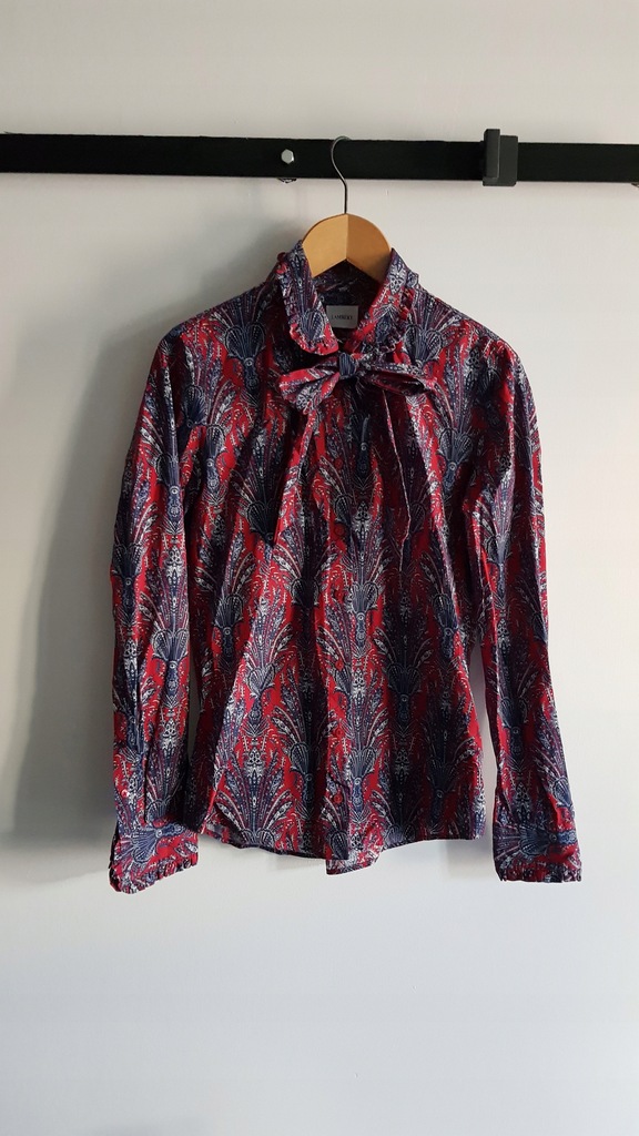 Koszula Lambert r38 wzory bordo marokańska kokarda
