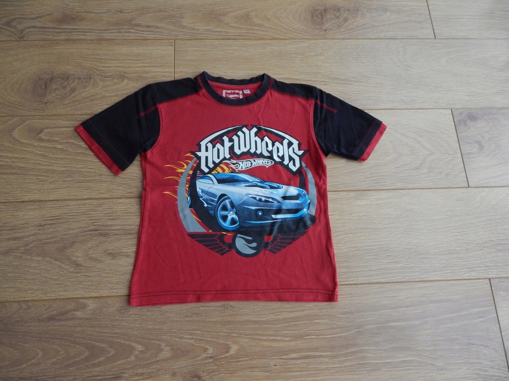 HOT WHEELS t-shirt chłopięcy 128 cm 7-8 lat