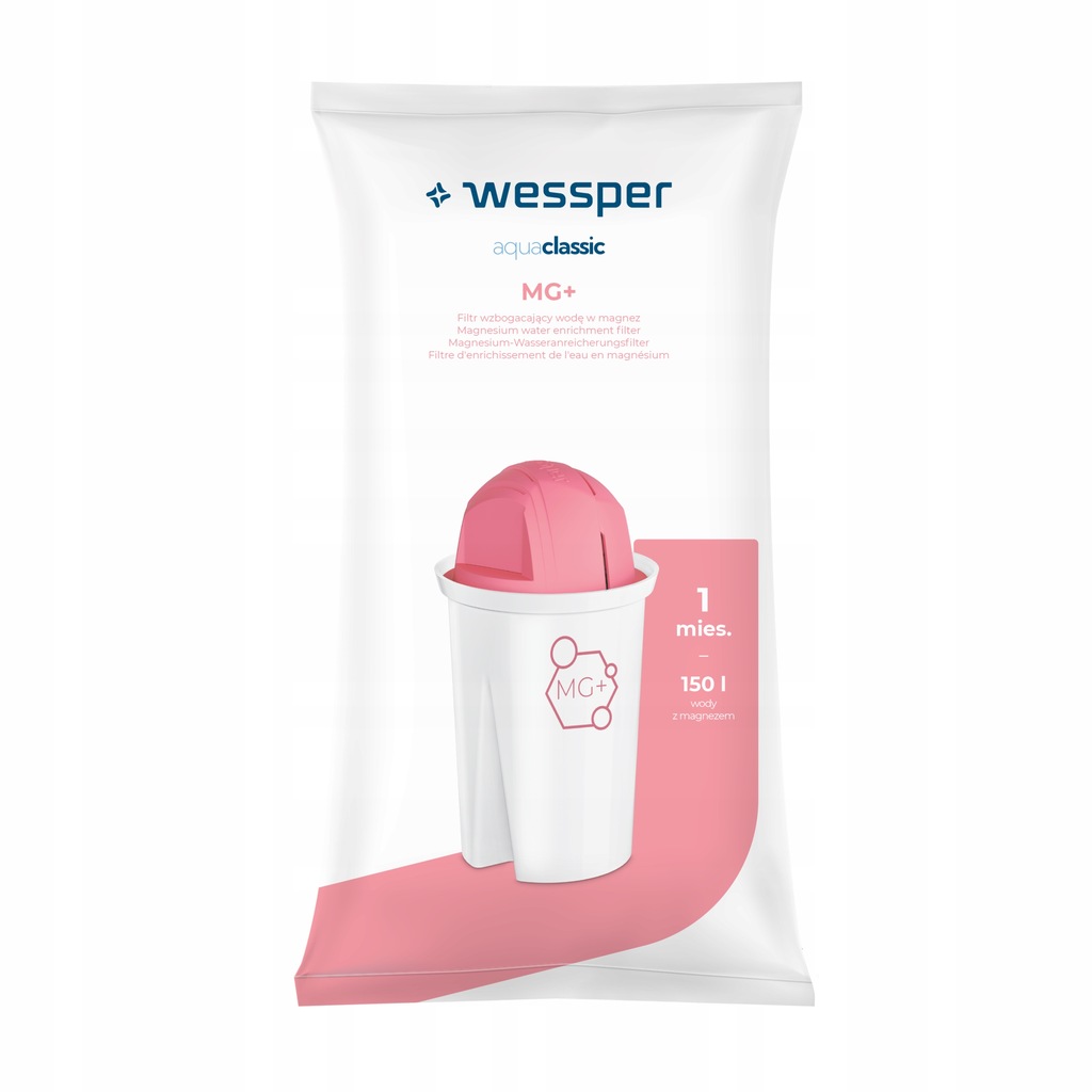 Filtr do wody Wessper aquaclassic MG+ do dzbanek Brita Dafi zamiennik 20x