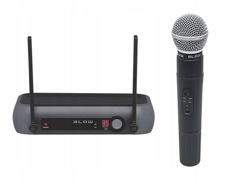 Mikrofon bezprzewodowy pojedyńczy VHF BLOW PRM901