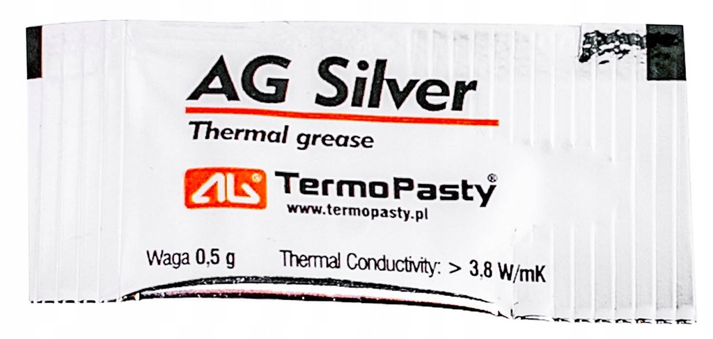 AG SILVER 0,5G AG PASTA TERMOPRZEWODZĄCA 3.8W/mK