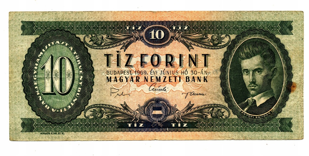 10 FORINT 1969