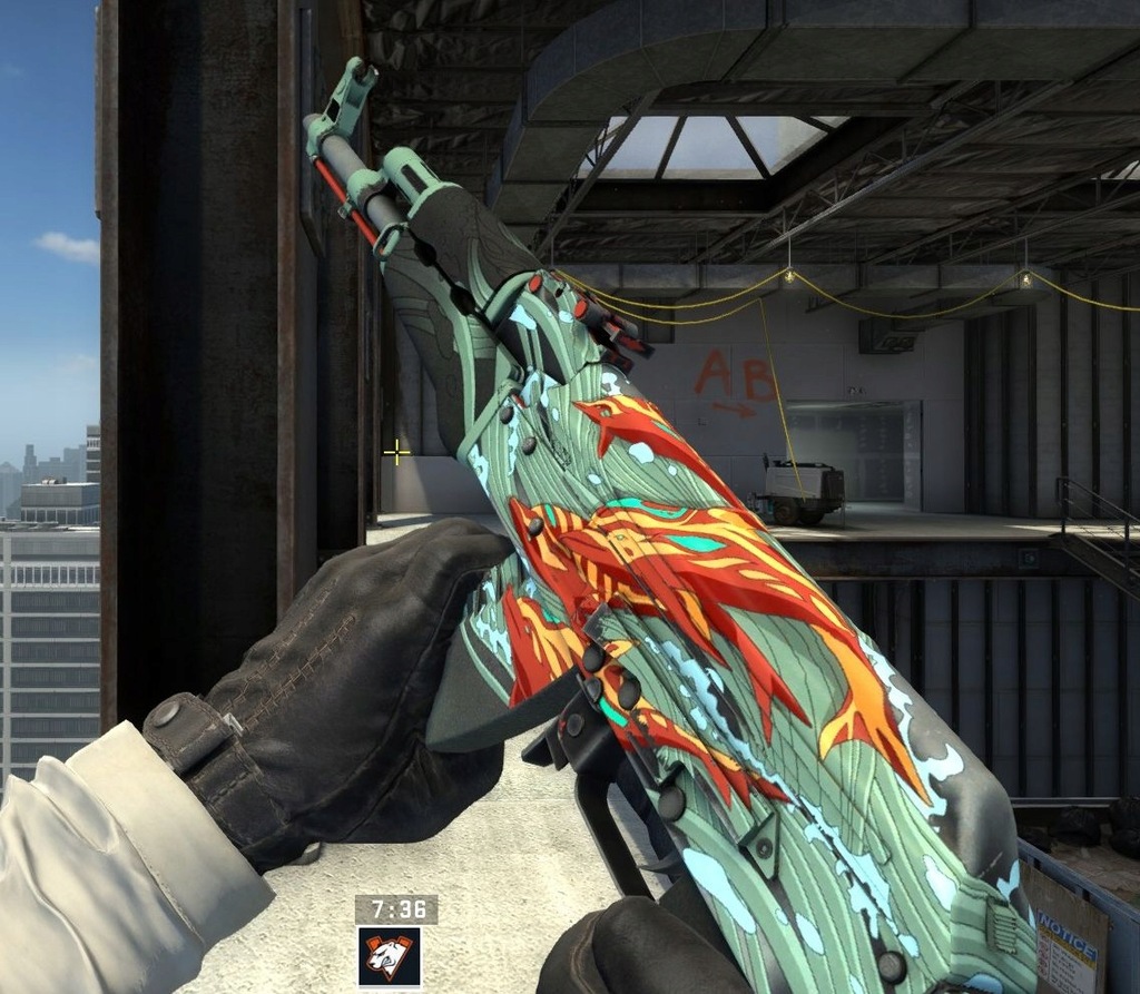 CS:GO AK-47 | Odwet akwamaryny FT STEAM